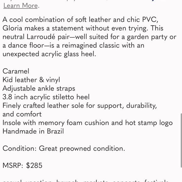 Larroude Gloria Wrap Sandal - Picture 6 of 6